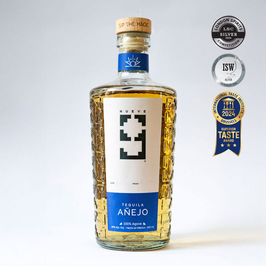 Tequila 9 Añejo - 100% Agave, 500ml | 38% Vol.